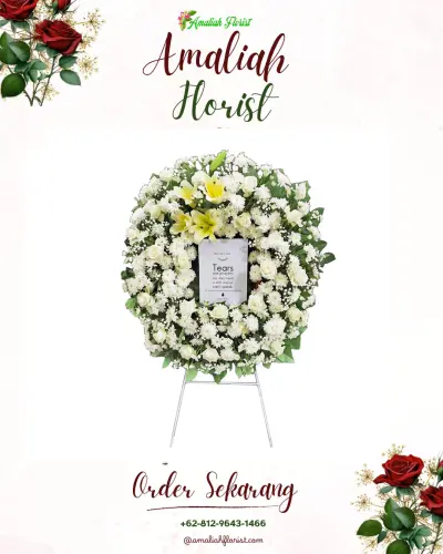 Krans Bunga Duka Cita di Tamalanrea Indah