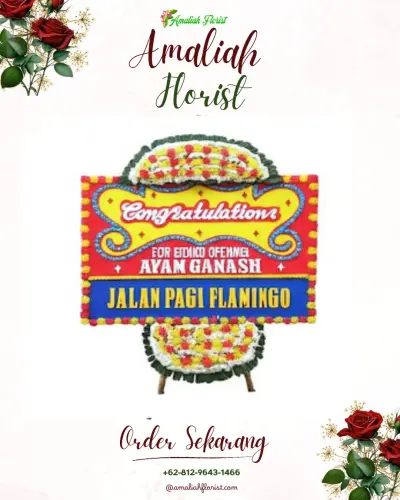 Bunga Papan Congratulation di Tamalanrea Indah